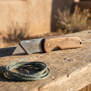 Walnut Pocket Utility Knife — III