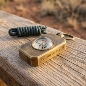Trail Compass Keychain — I