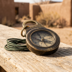 Trail Compass Keychain — II