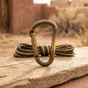 Solid Brass D-Ring Carabiner — II