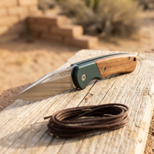 Walnut Pocket Utility Knife — IV